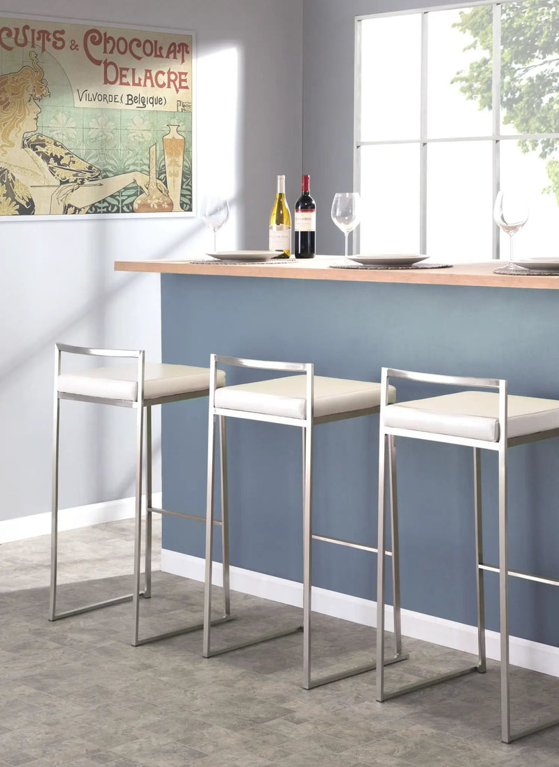 Fuji - Contemporary Stackable Design Barstool by Unique Piece Furniture