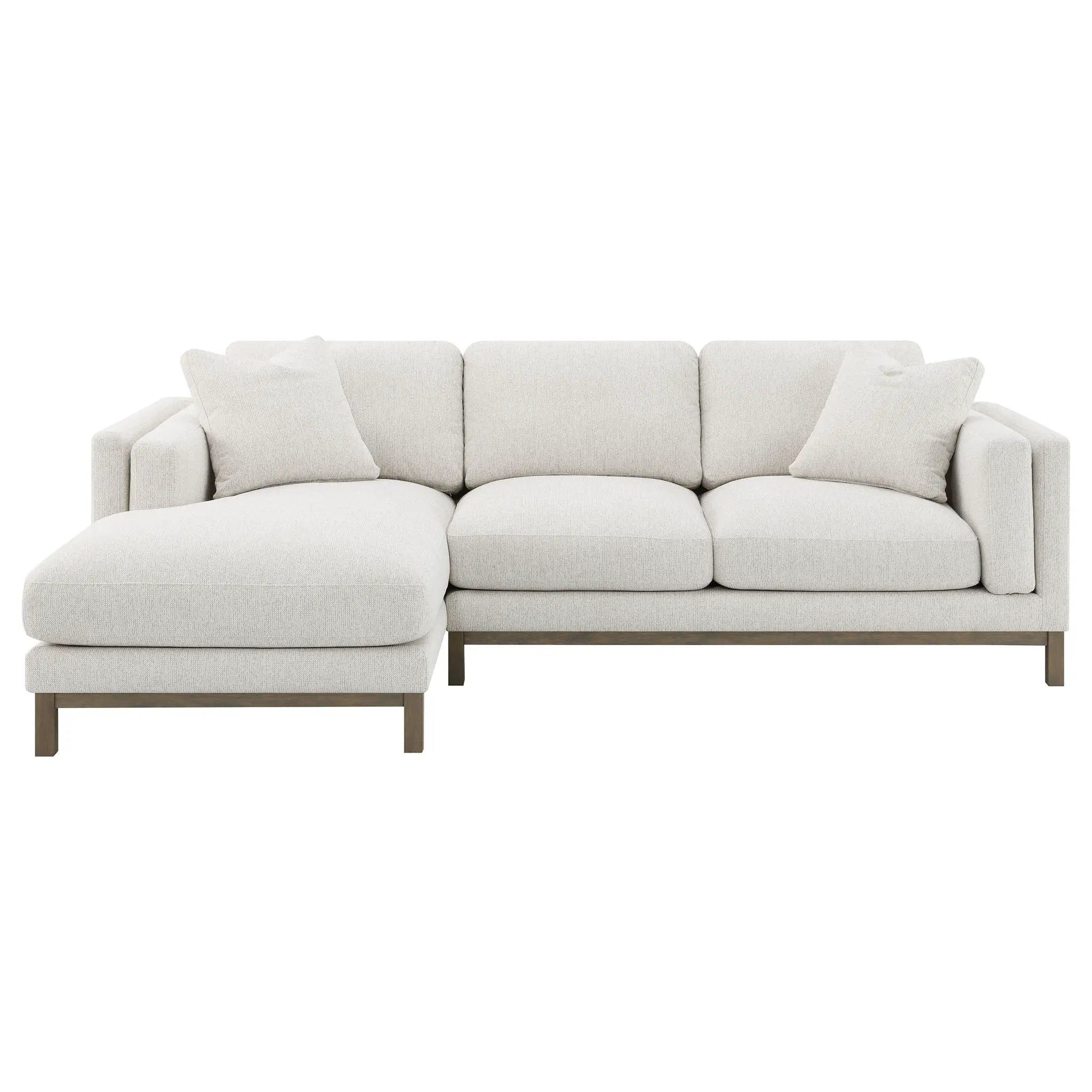 O'Brien - Sectional Sofa With Left Chaise - Sand by HouseOfZazla