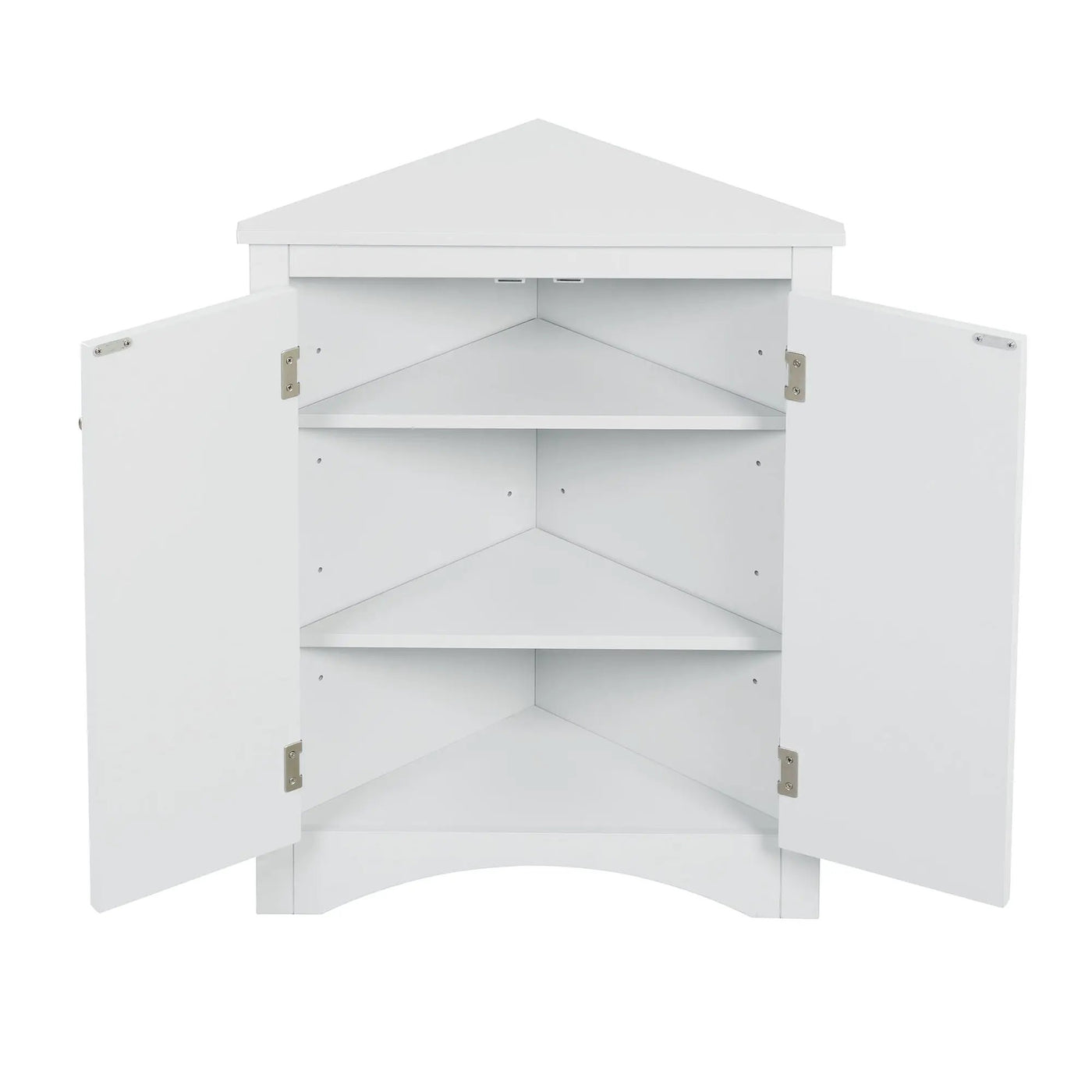 Triangle Bathroom Storage Cabinet With Adjustable Shelves, Freestanding Floor Cabinet For Home Kitchen by HouseOfZazla