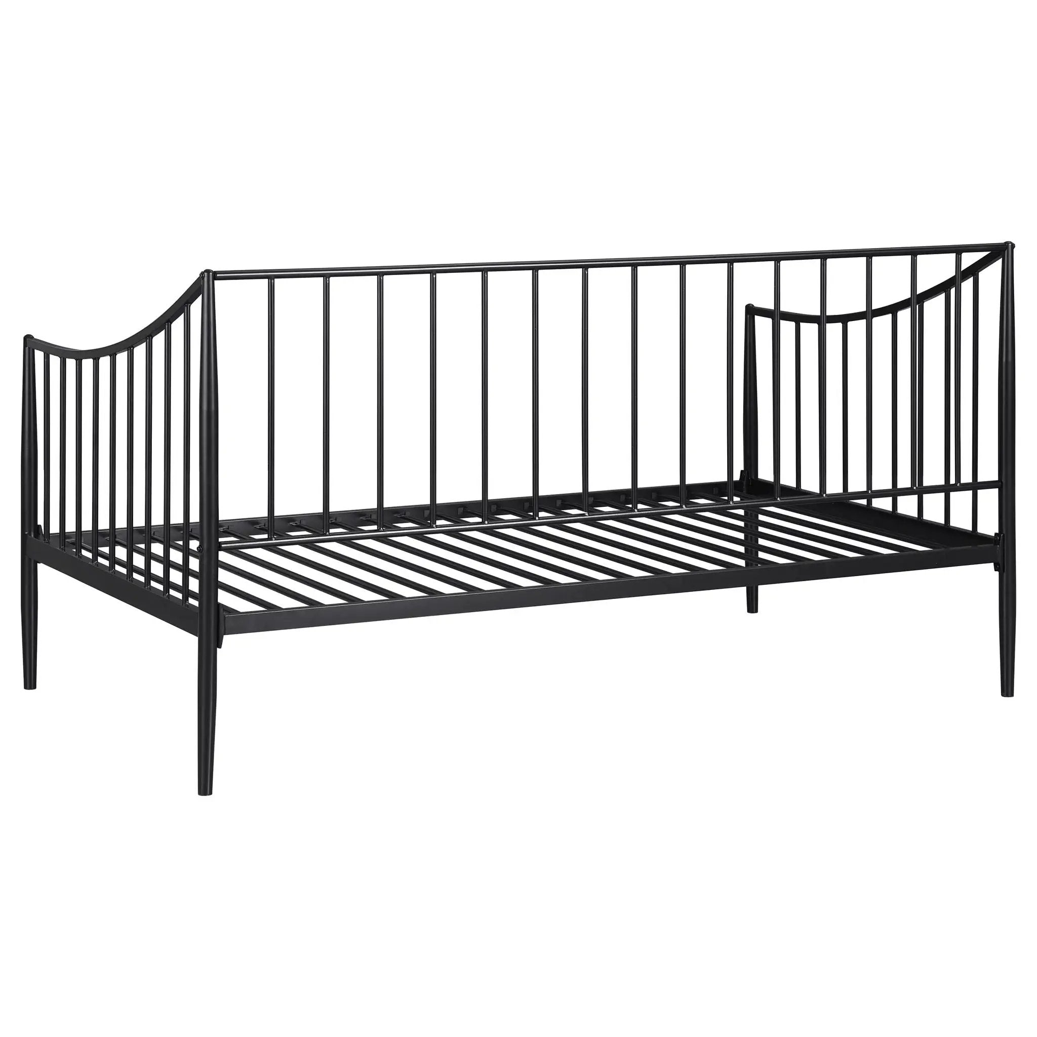Newbury Metal Twin Daybed Bed Frame Matte Black by Unique Piece Furniture