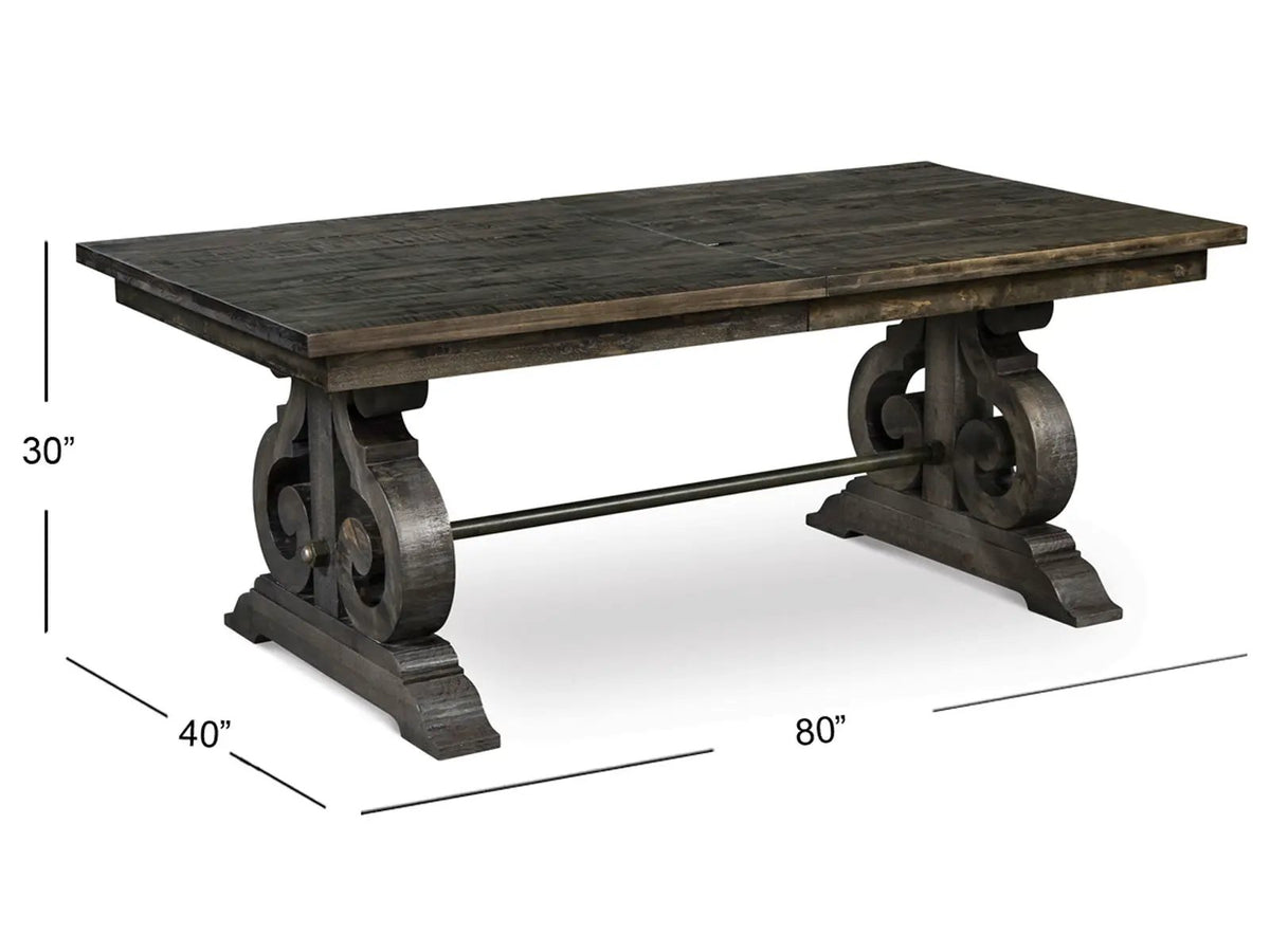 Bellamy - Rectangular Dining Table - Peppercorn, photo 3 of 7