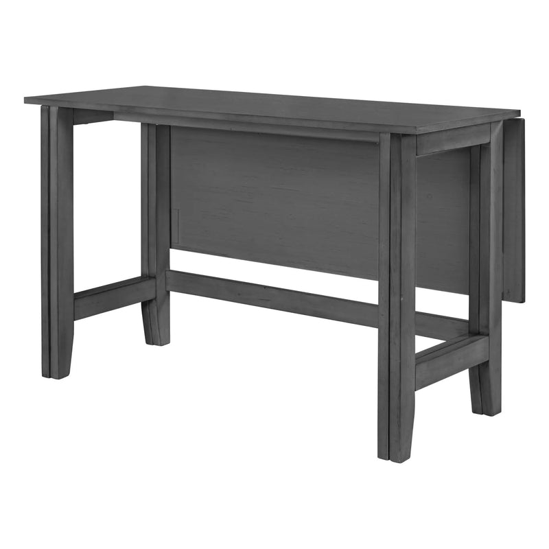 TOPMAX Farmhouse Wood Extendable Dining Table with Drop Leaf by HouseOfZazla