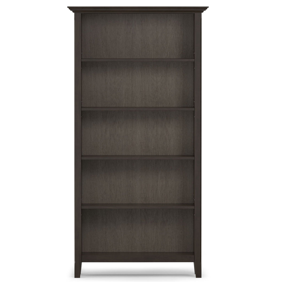 Amherst 5 Shelf Bookcase with Adjustable Shelves - Multiple Colors, photo 35 of 40