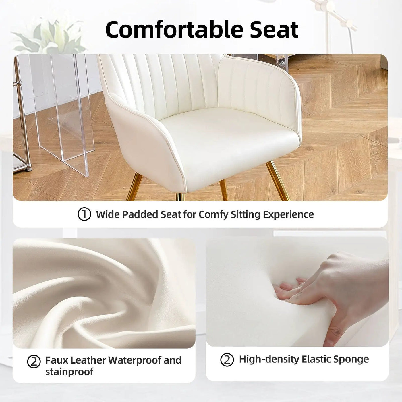 Modern Mid Back Dining Chairs by HouseOfZazla