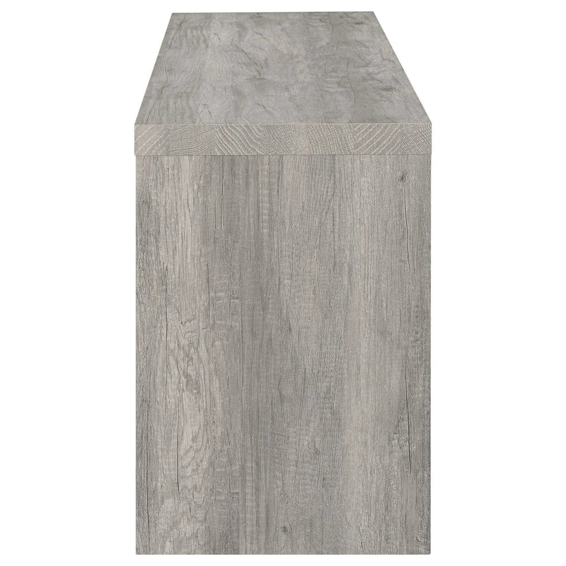 Burke 2-drawer Engineered Wood 59-inch TV Stand Grey Driftwood by Unique Piece Furniture