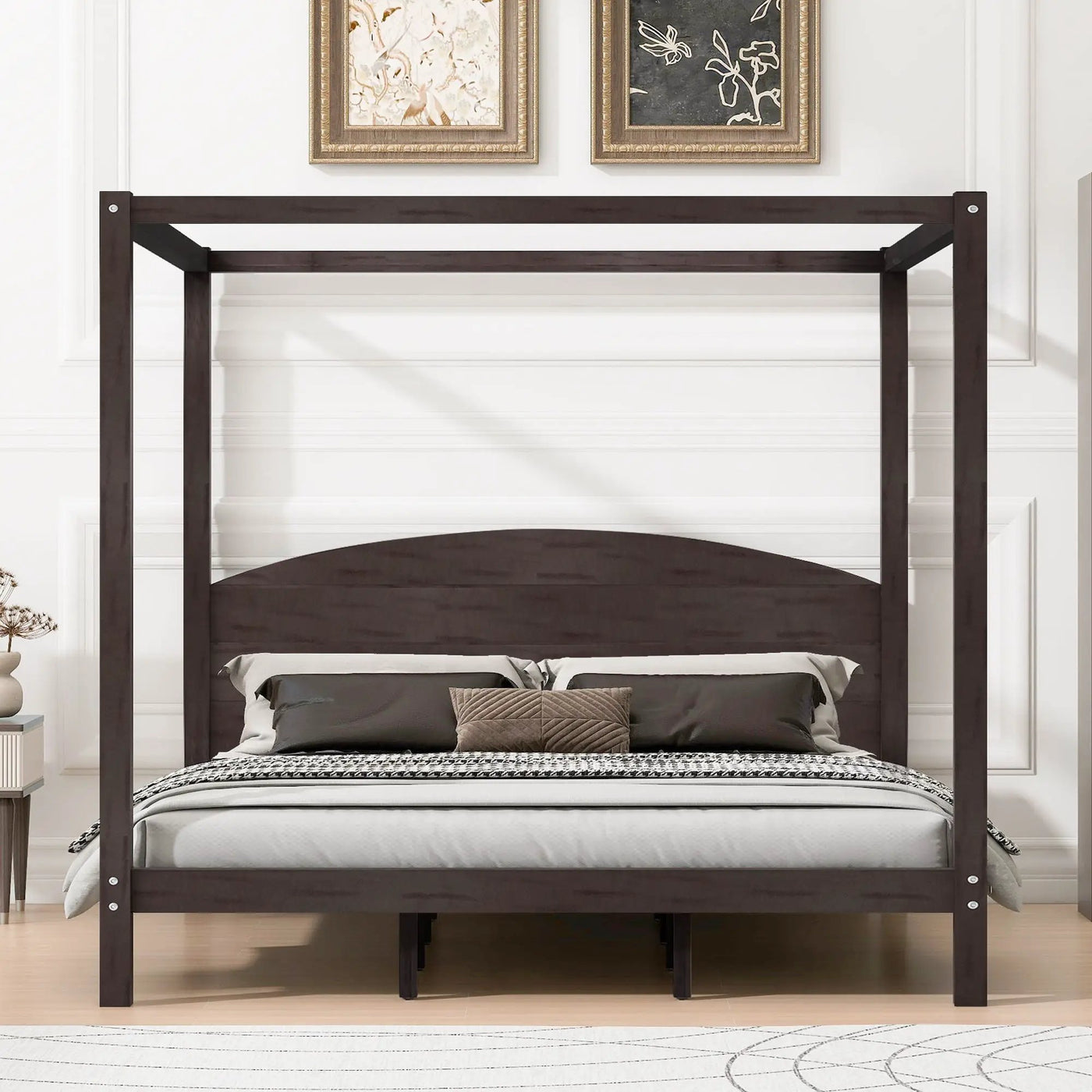 anopy Platform Bed With Headboard And Support Legs by Unique Piece Furniture