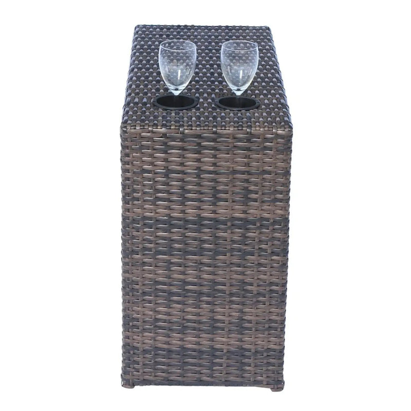 Stylish Wicker Patio Set Table by HouseOfZazla