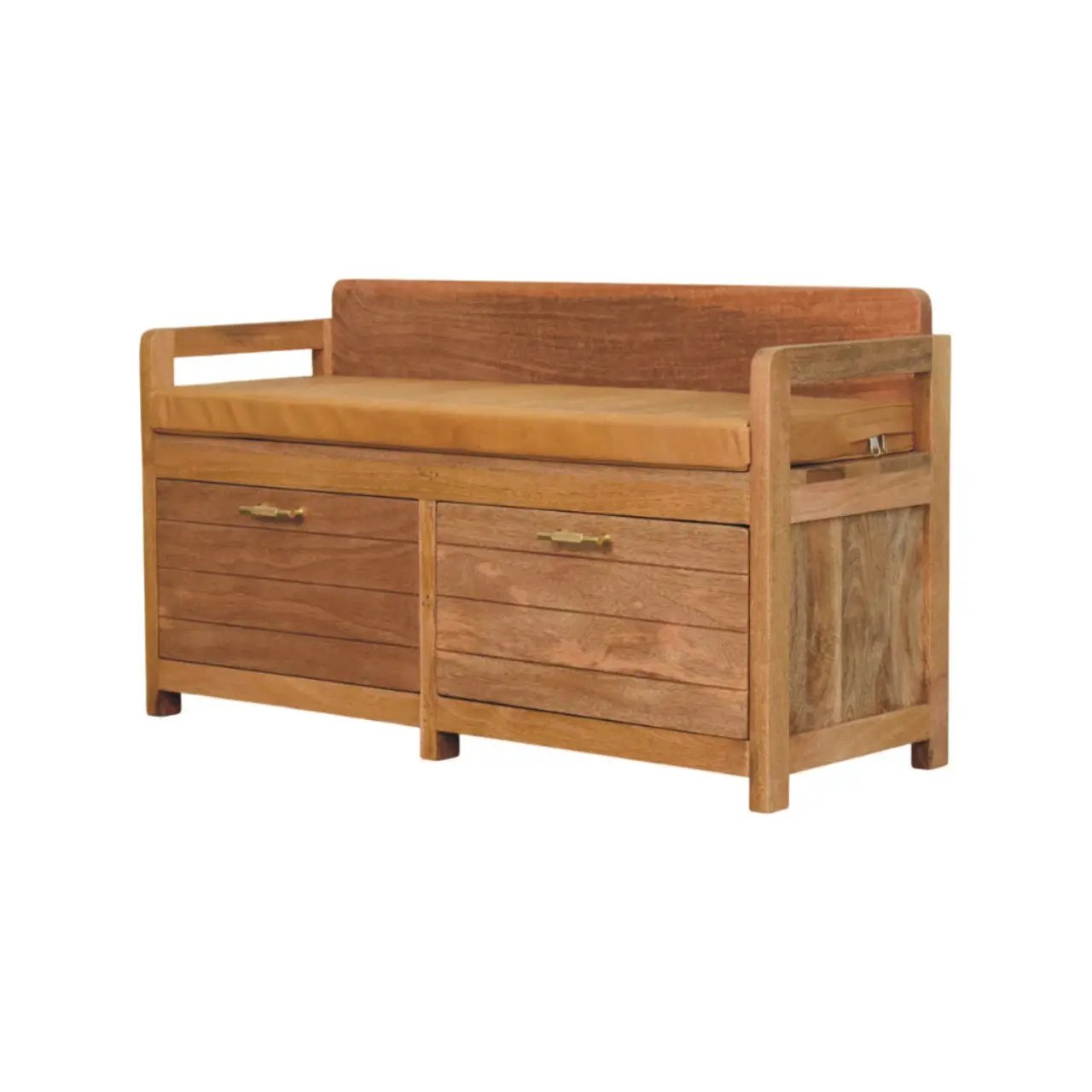 Oxford Oak-ish 2-Drawer Storage Bench by HouseOfZazla
