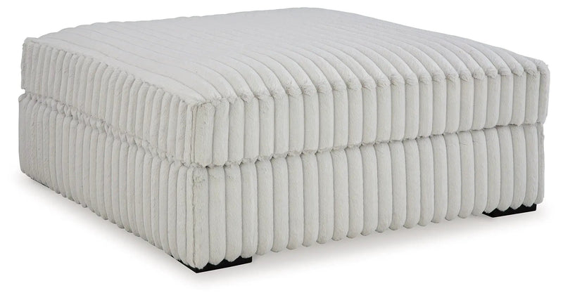 Stupendous - Oversized Accent Ottoman - Alloy by Unique Piece Furniture