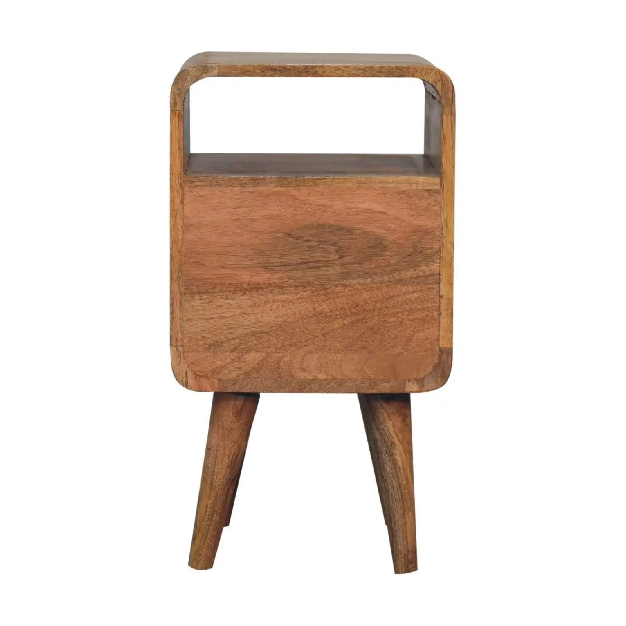 Lille - Mini Curved Nightstand - Oak by HouseOfZazla