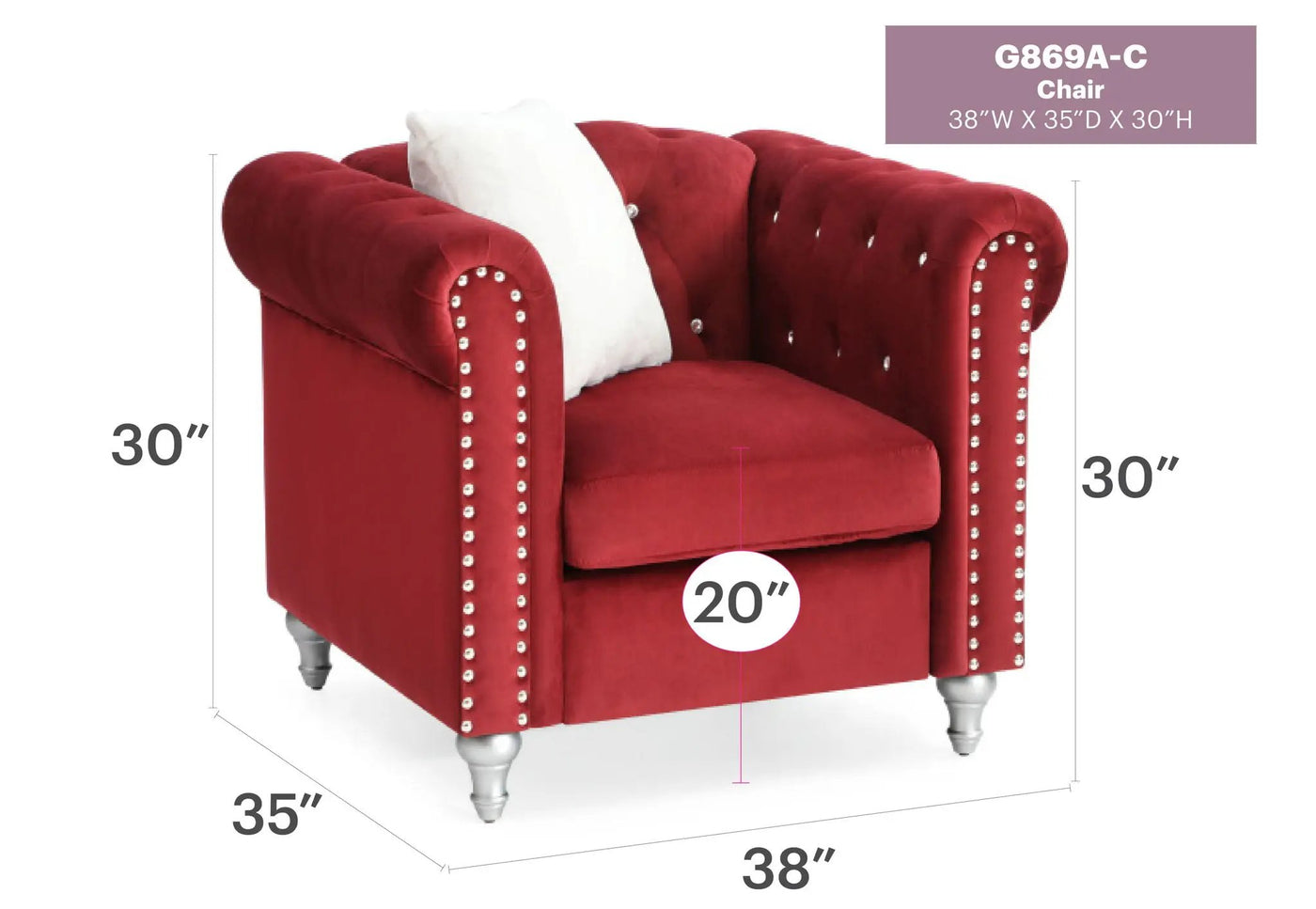 Stylish Contemporary Lounge Chair by Unique Piece Furniture