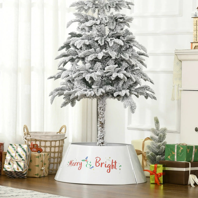 HOMCOM 26 Inch Christmas Tree Collar Ring, Stand Cover for Decor by HouseOfZazla