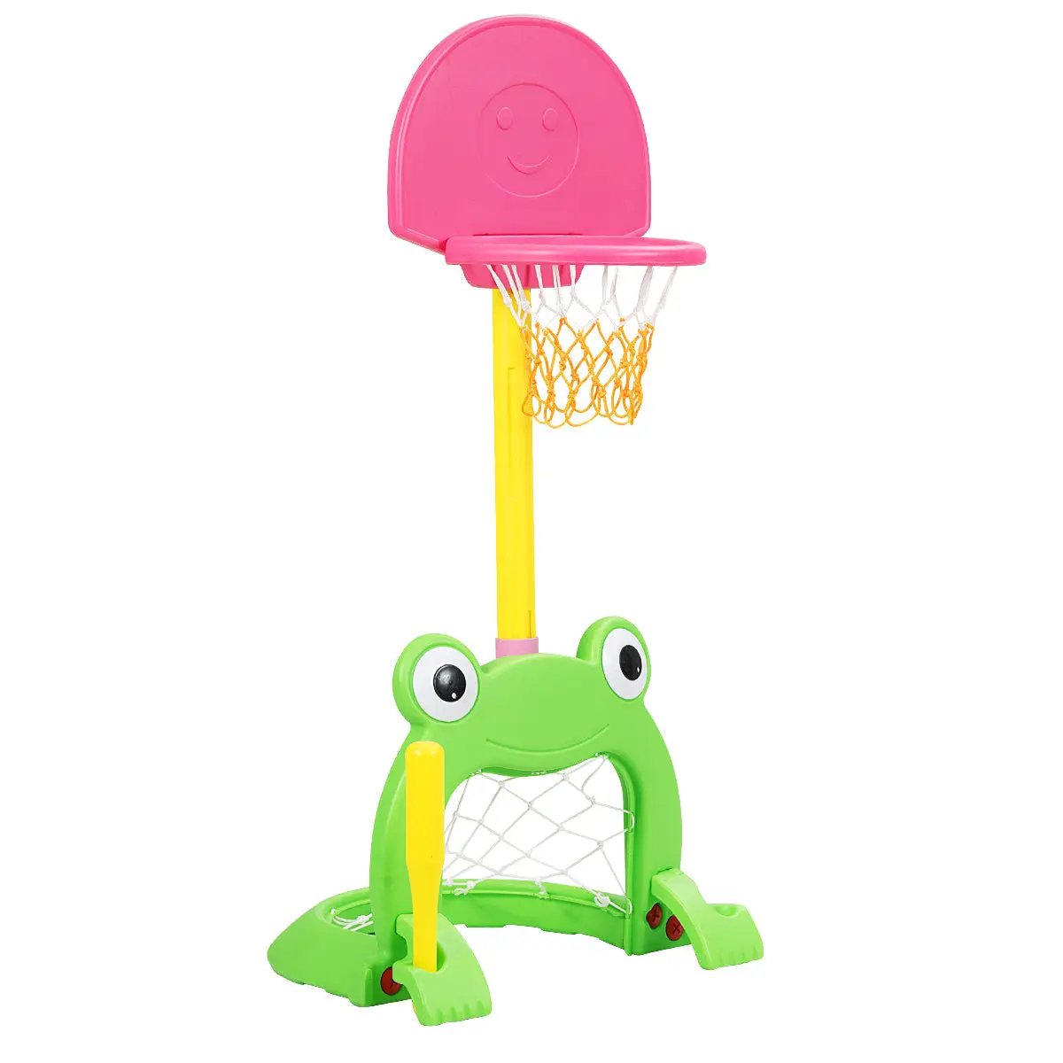 3-in-1 Kids Basketball Hoop Set Stand by DirectDeals