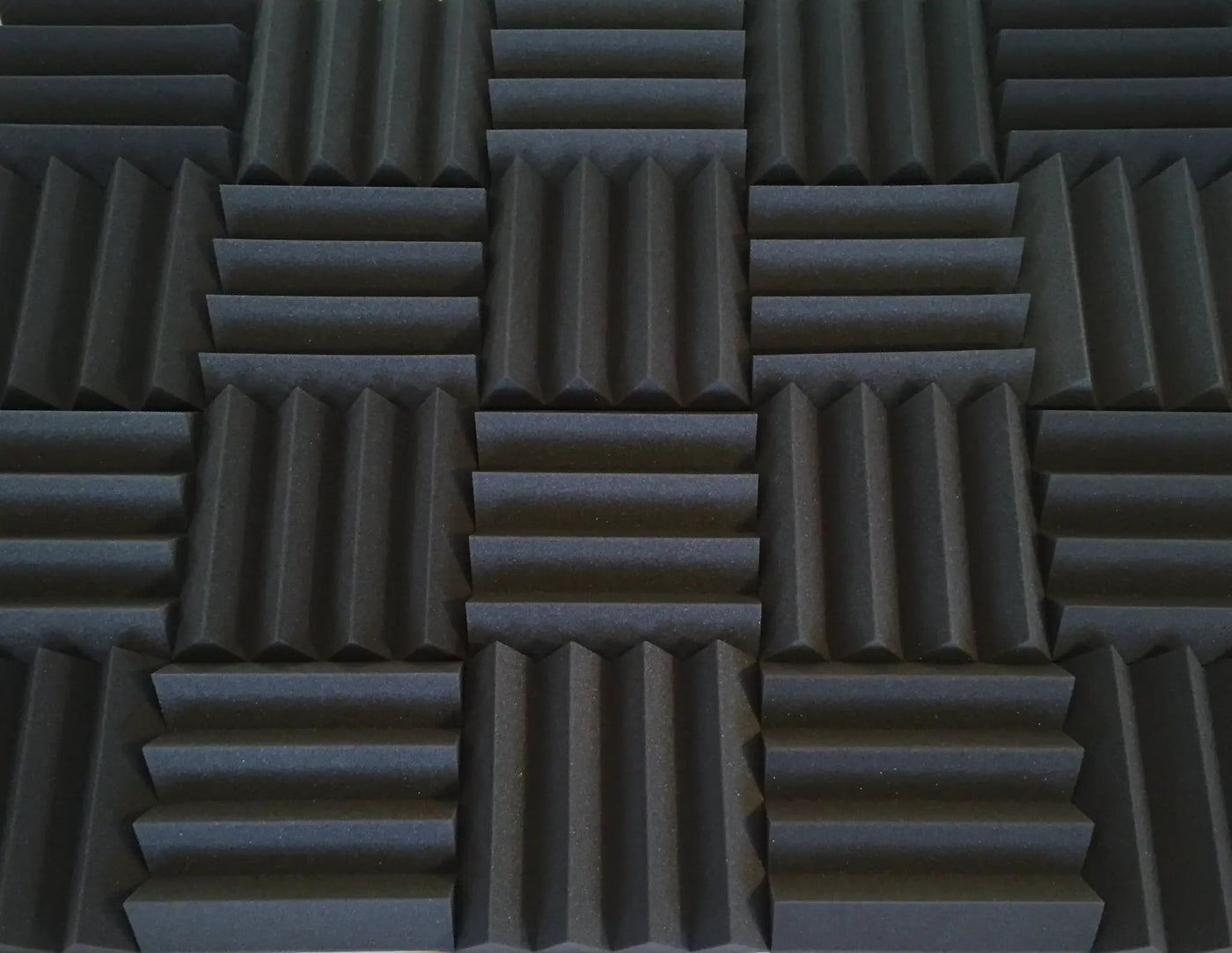 3 Inch Acoustic Foam Wedge Style Panels - 13 Color Options by SoundAssured