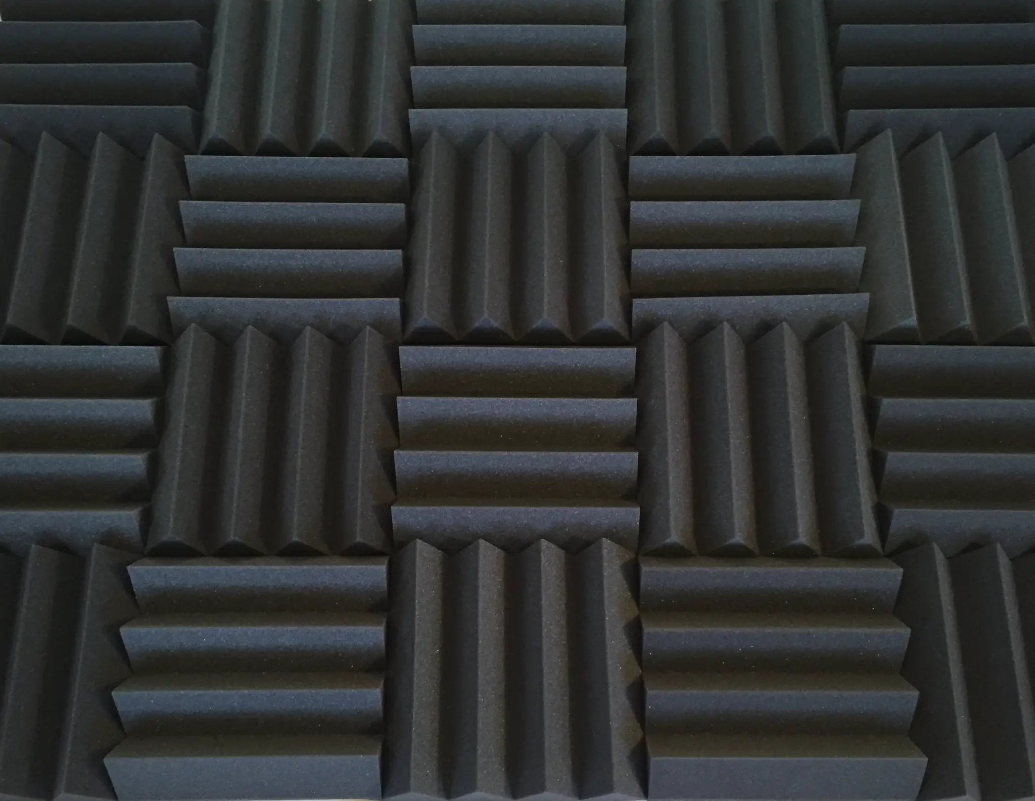 3 Inch Acoustic Foam Wedge Style Panels - 13 Color Options by SoundAssured