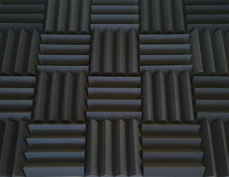 3 Inch Acoustic Foam Wedge Style Panels - 13 Color Options by SoundAssured