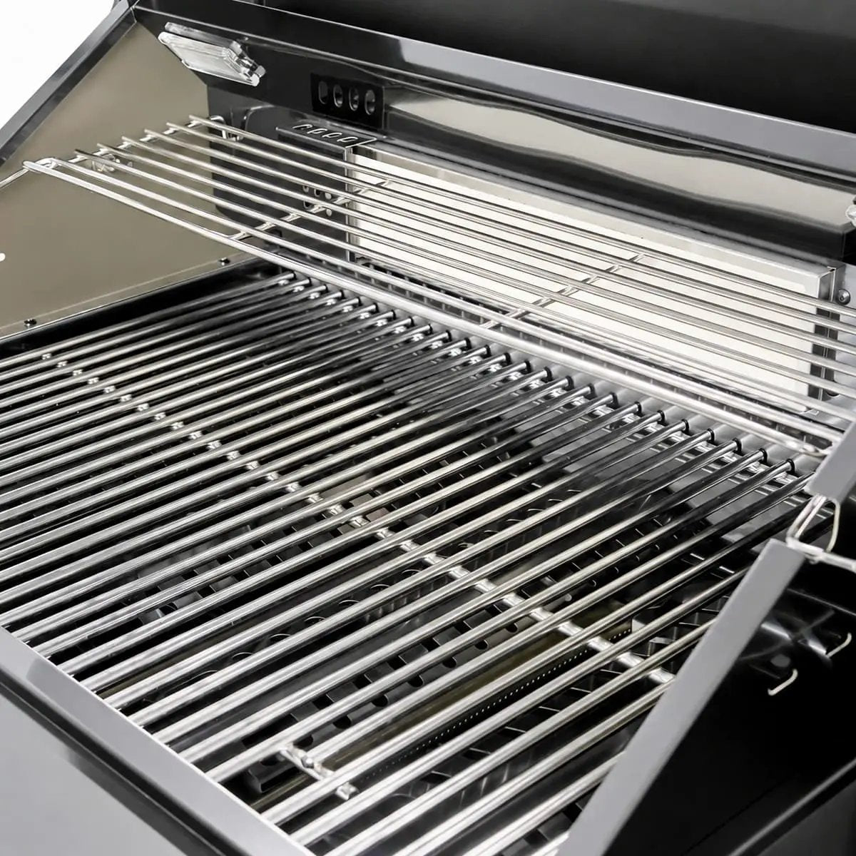 65" 4-Burner 72,000 BTU Black Outdoor Kitchen Island Grill + Round Side Burner by Chery Industrial