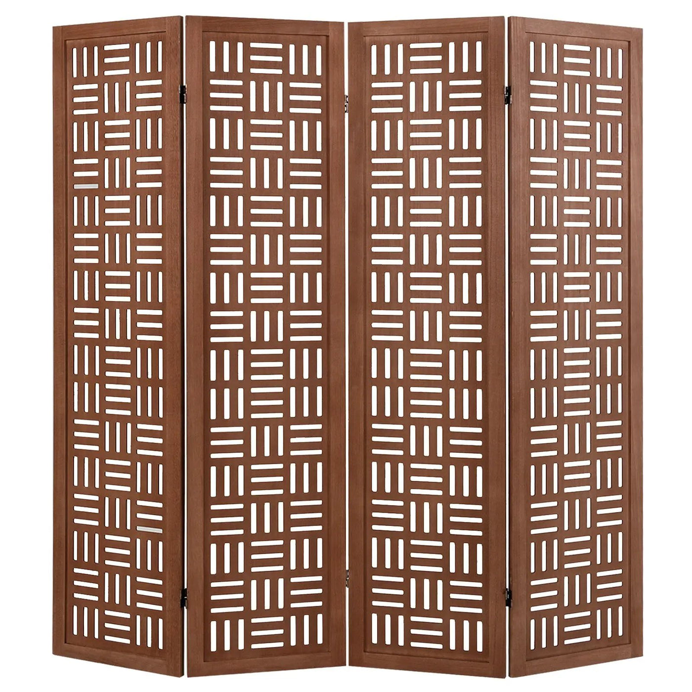 4-Panel Solid Wood Room Divider Folding Partition Stand by DirectDeals