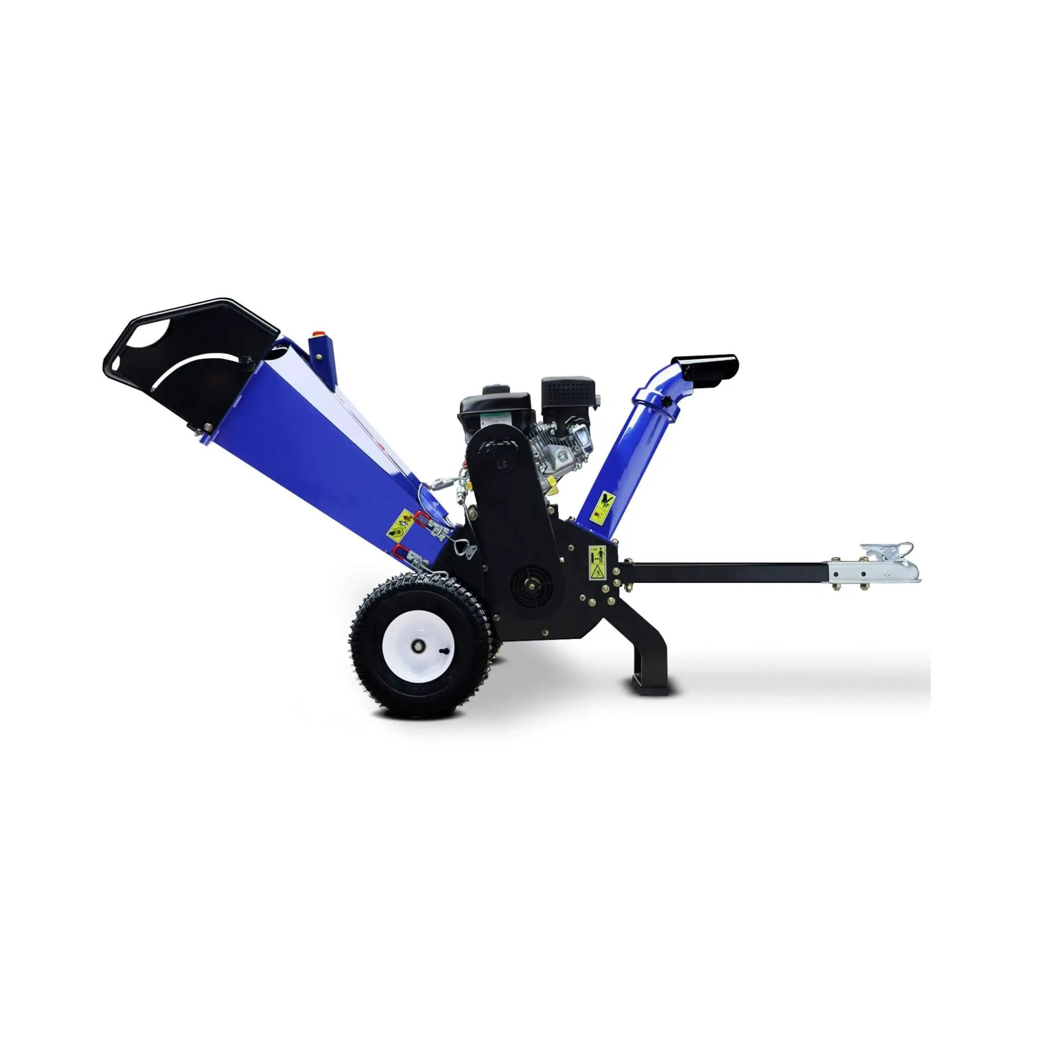 Heavy-Duty 4-Inch 208CC Gas Drum Wood Chipper Shredder With Tow Hitch (SAK47504) by SAKSBY WHOLESALE