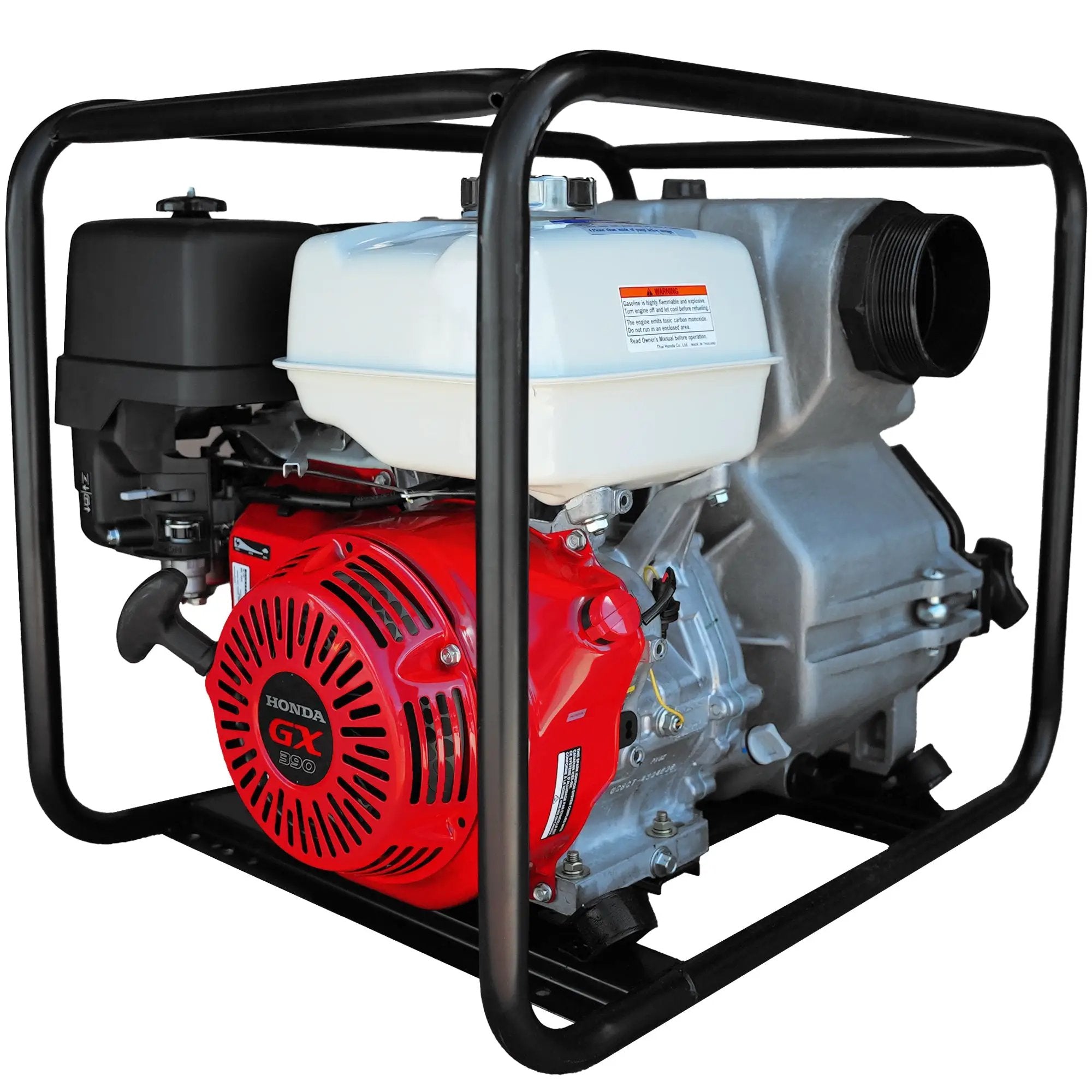 4 Inch Trash Water Pump 423 GPM 13 HP GX390 powered by Honda Portable Utility by Tomahawk Power