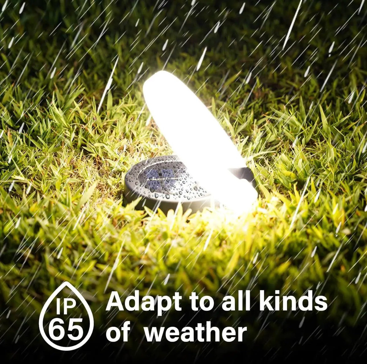 4 Pack Round Outdoor Ground Lights Adjustable Disk Solar Pathway Lamp by Outdoor Solar Outlet