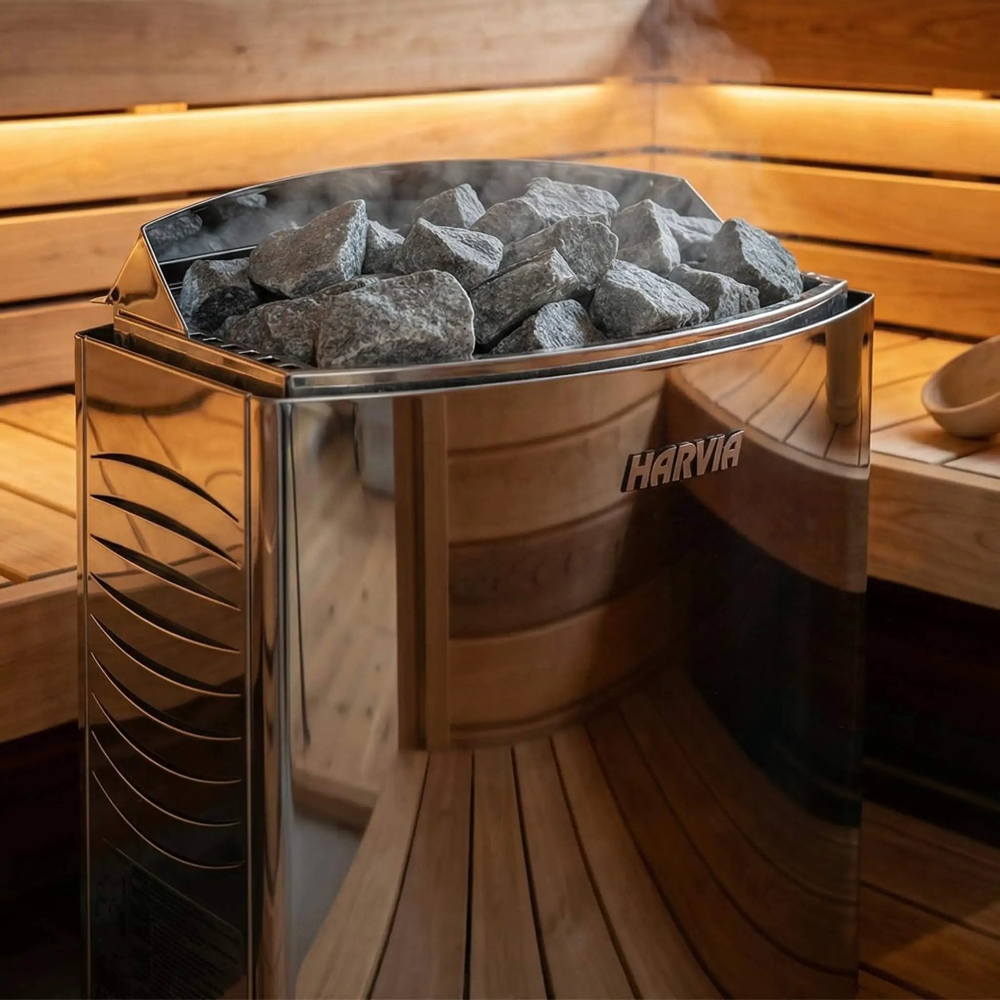 Rövia Elvaria 4-Person Indoor Canadian Red Cedar Infrared And Steam Sauna With 6KW Harvia Heater [Made-To-Order] (SAK93528) by SAKSBY WHOLESALE