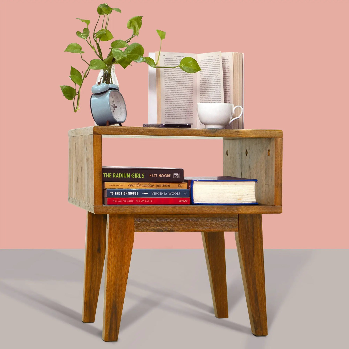 Serena Solid Wood Nightstand by Megsu