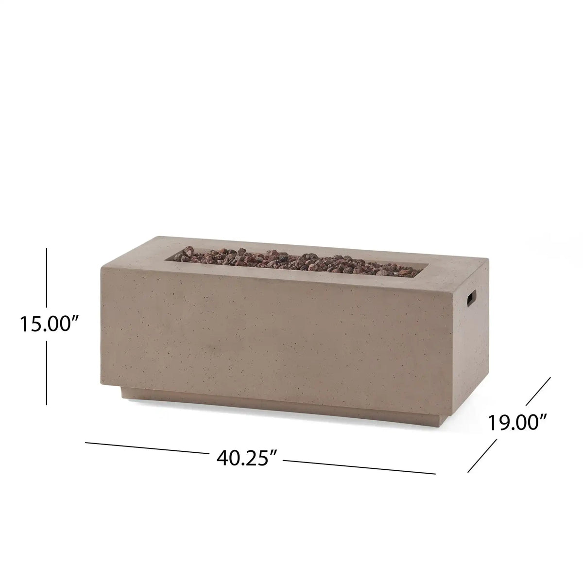 Contemporary Outdoor 40,000 Btu Propane Fire Pit, photo 3 of 8