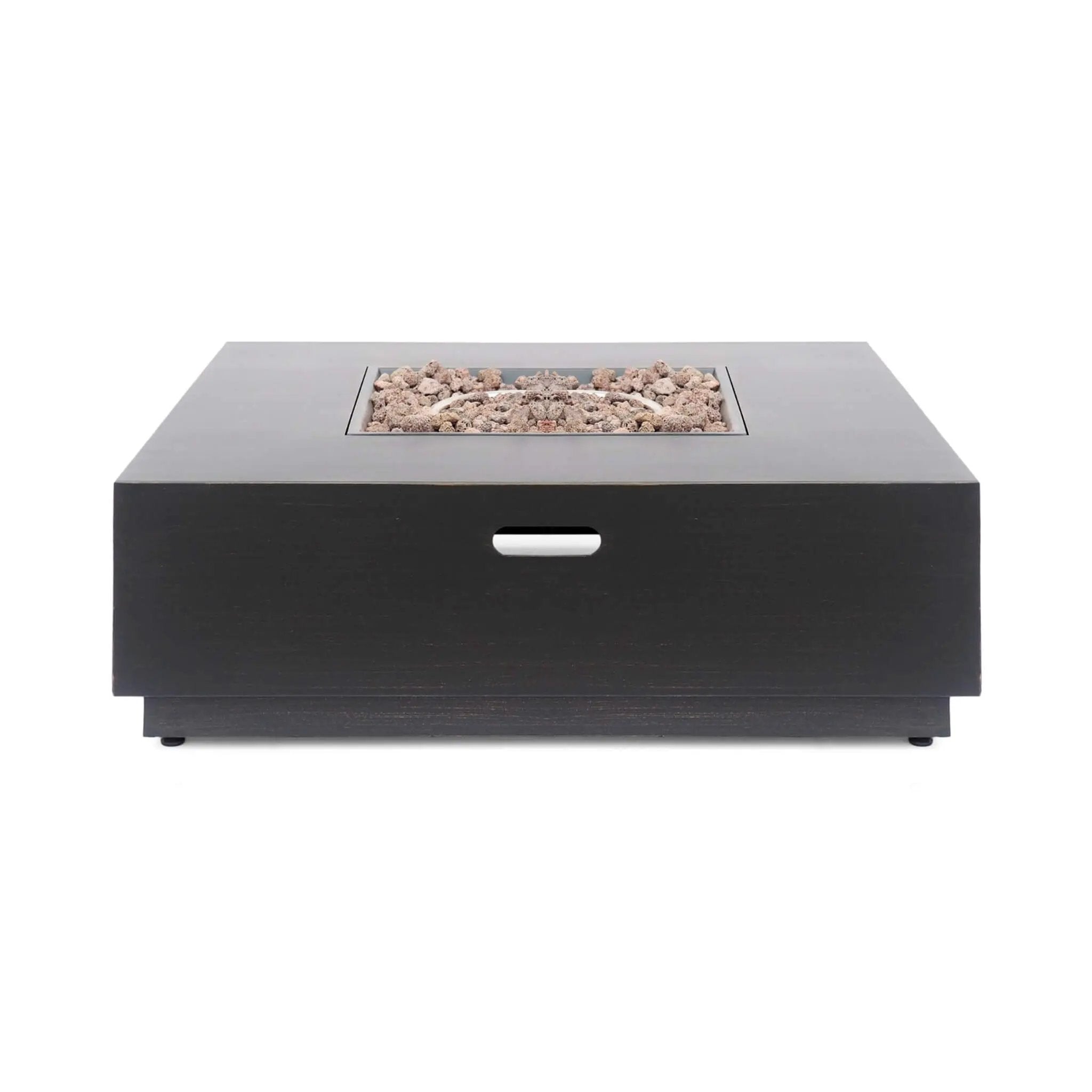 Alora 40-Inch 50K BTU Modern Outdoor Square Iron Backyard Patio Fire Pit (SAK31635) by SAKSBY WHOLESALE