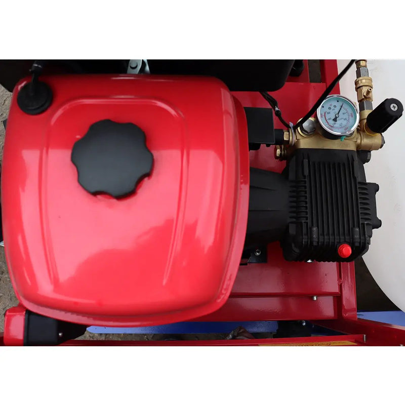 Industrial 4000 PSI Hot Water Pressure Washer with 436 Gal Water Tank by Chery Industrial