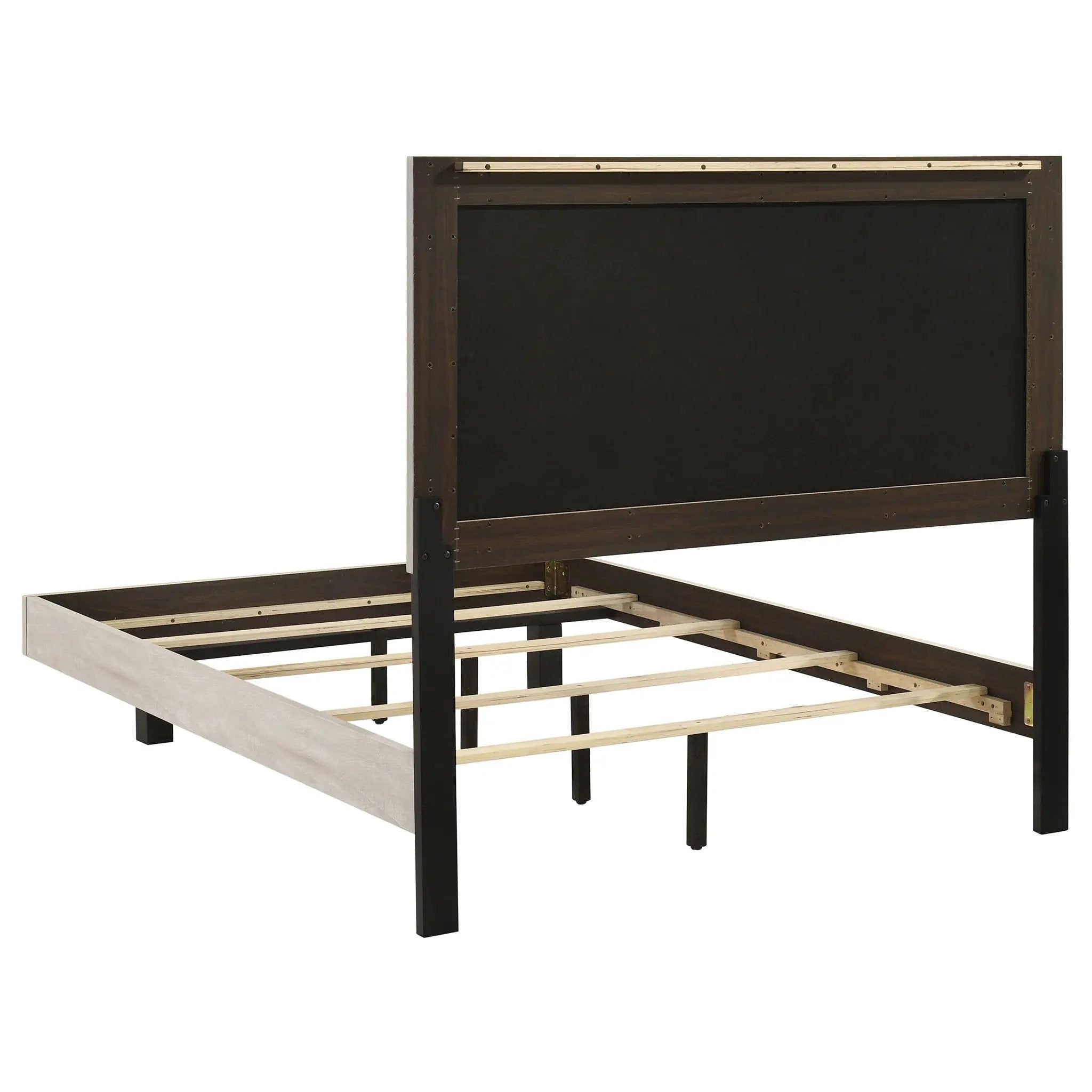 Trenton 54-inch Wood Full Panel Bed Rustic Cream by Unique Piece Furniture