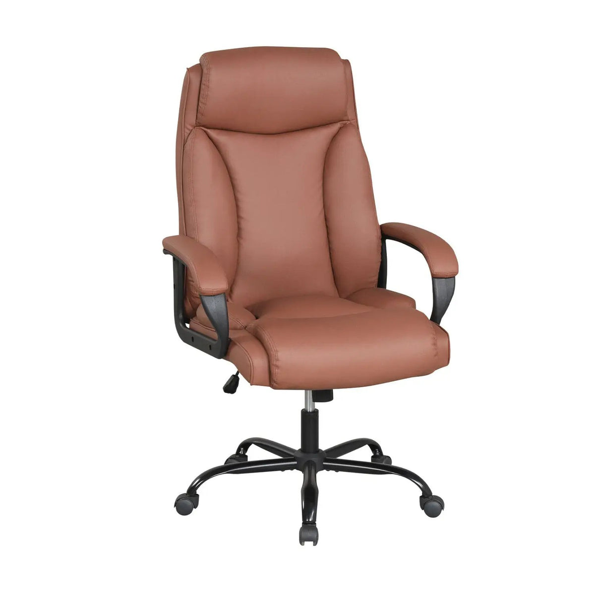 400 Pounds Big and Tall Adjustable High Back Leather Office Chair by DirectDeals