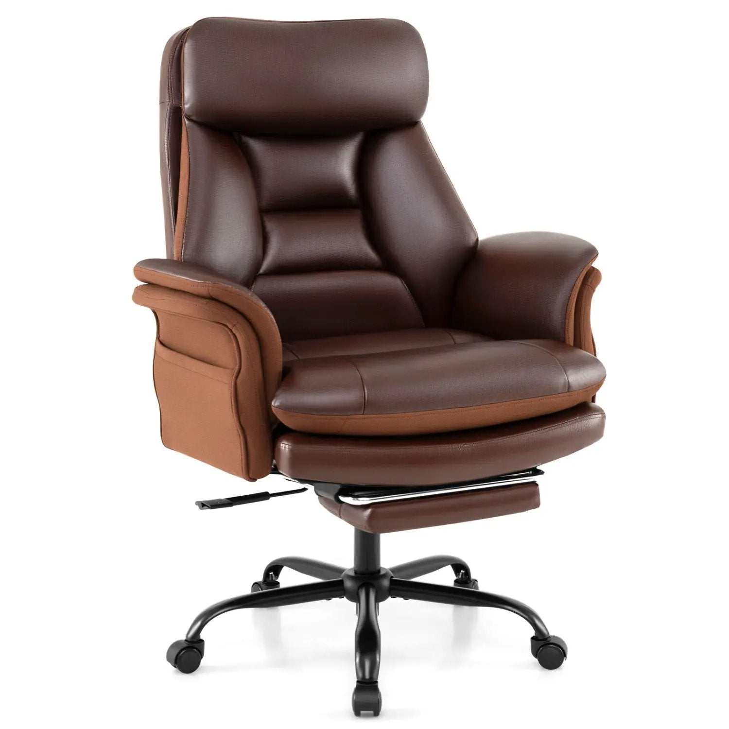 Big and Tall Office Chair with Footrest – 400 LBS Capacity by DirectDeals