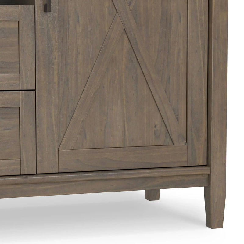 Ela - Sideboard With Wine Storage - Smoky Brown by HouseOfZazla