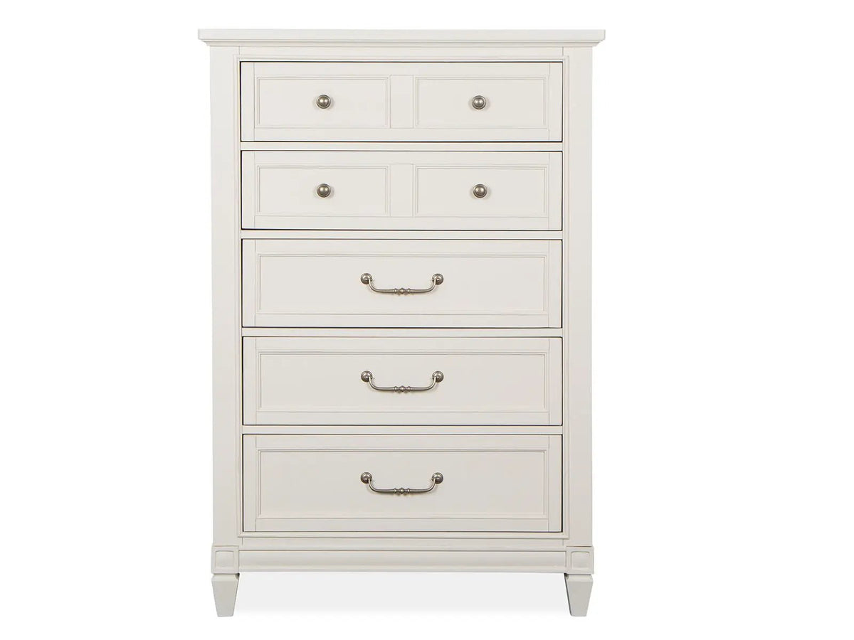 Willowbrook - Drawer Chest - Egg Shell White With Slight Rub Through, photo 5 of 7