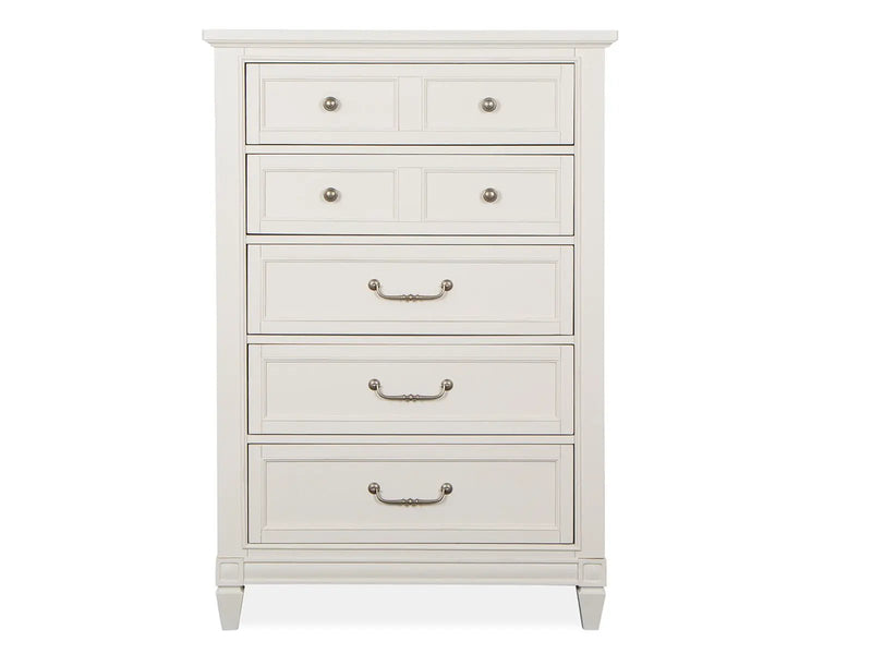 Willowbrook - Drawer Chest - Egg Shell White With Slight Rub Through, photo 5 of 7