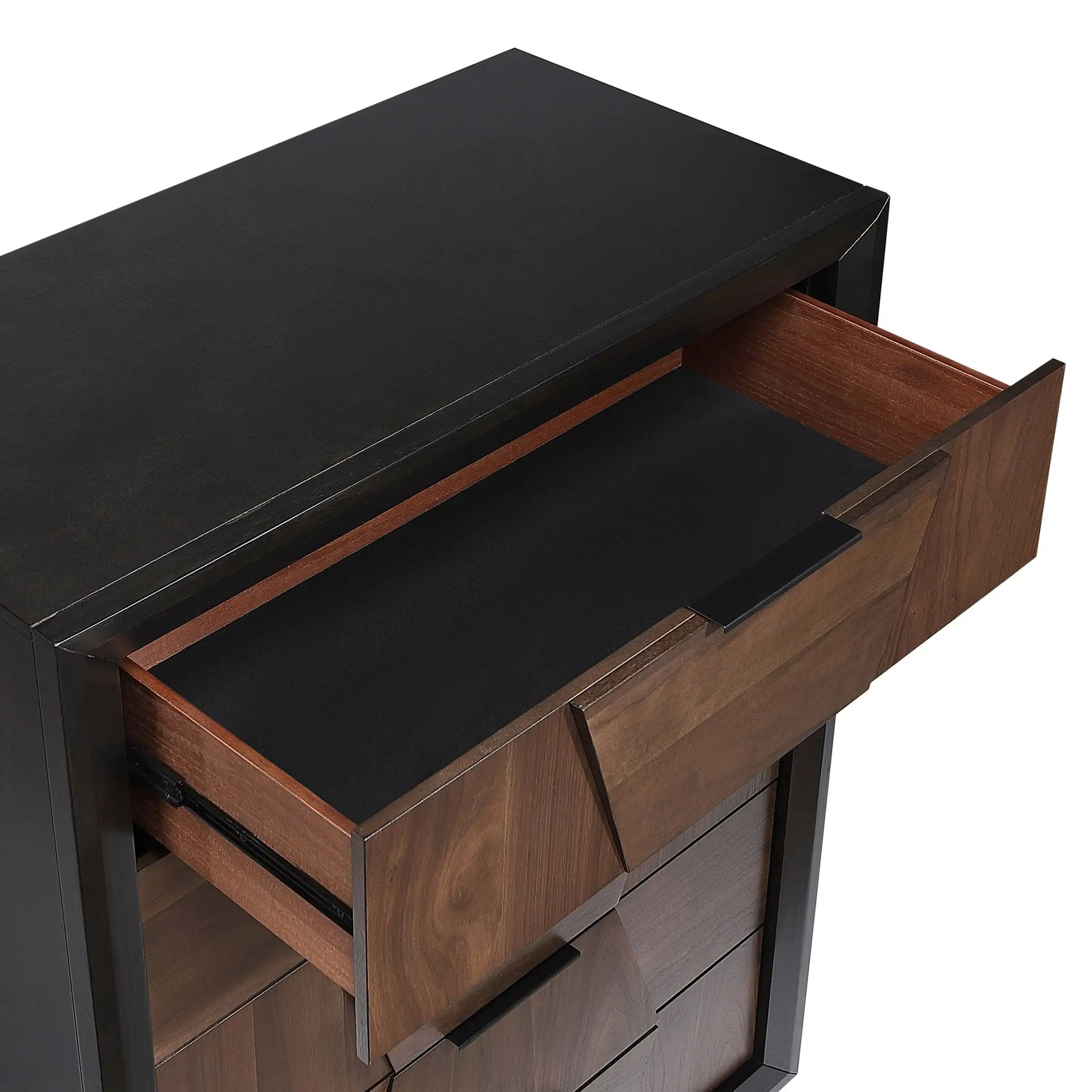 Houston - 5 Drawer Chest - Walnut by HouseOfZazla