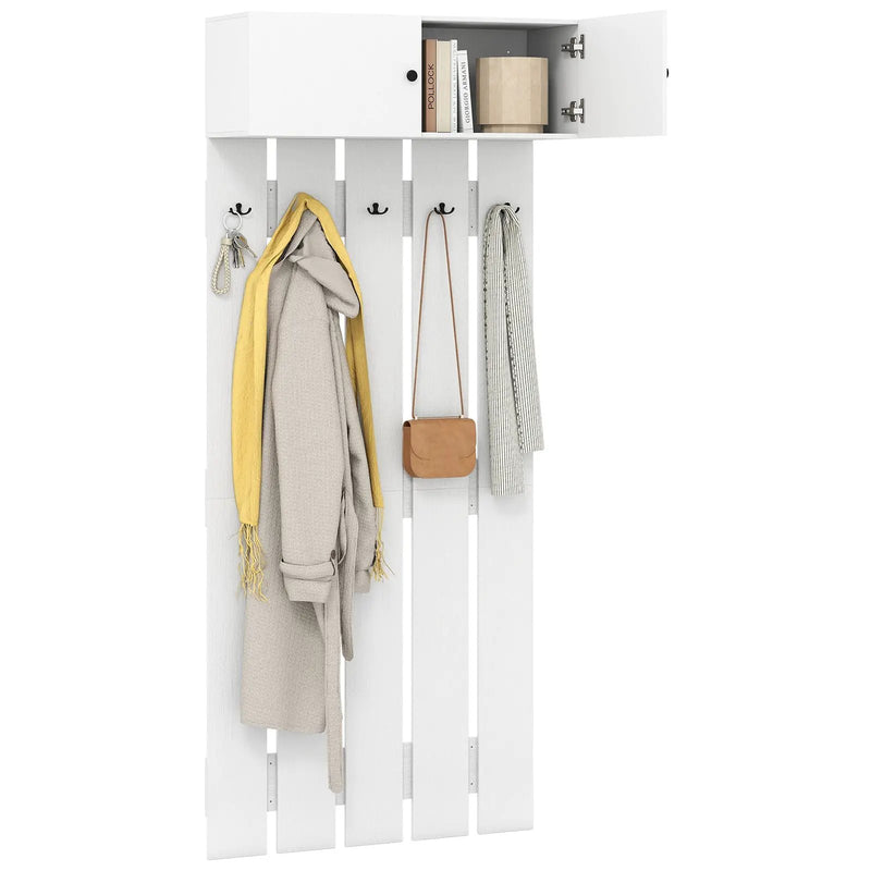 Entryway Wall Coat Rack Wall Mounted Coat Clothes Rack by DirectDeals