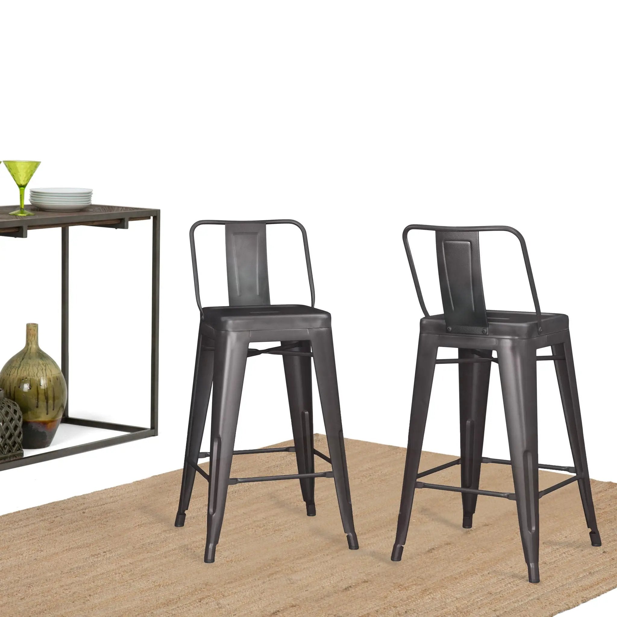 Rayne - Multifunctional Metal Stool by HouseOfZazla