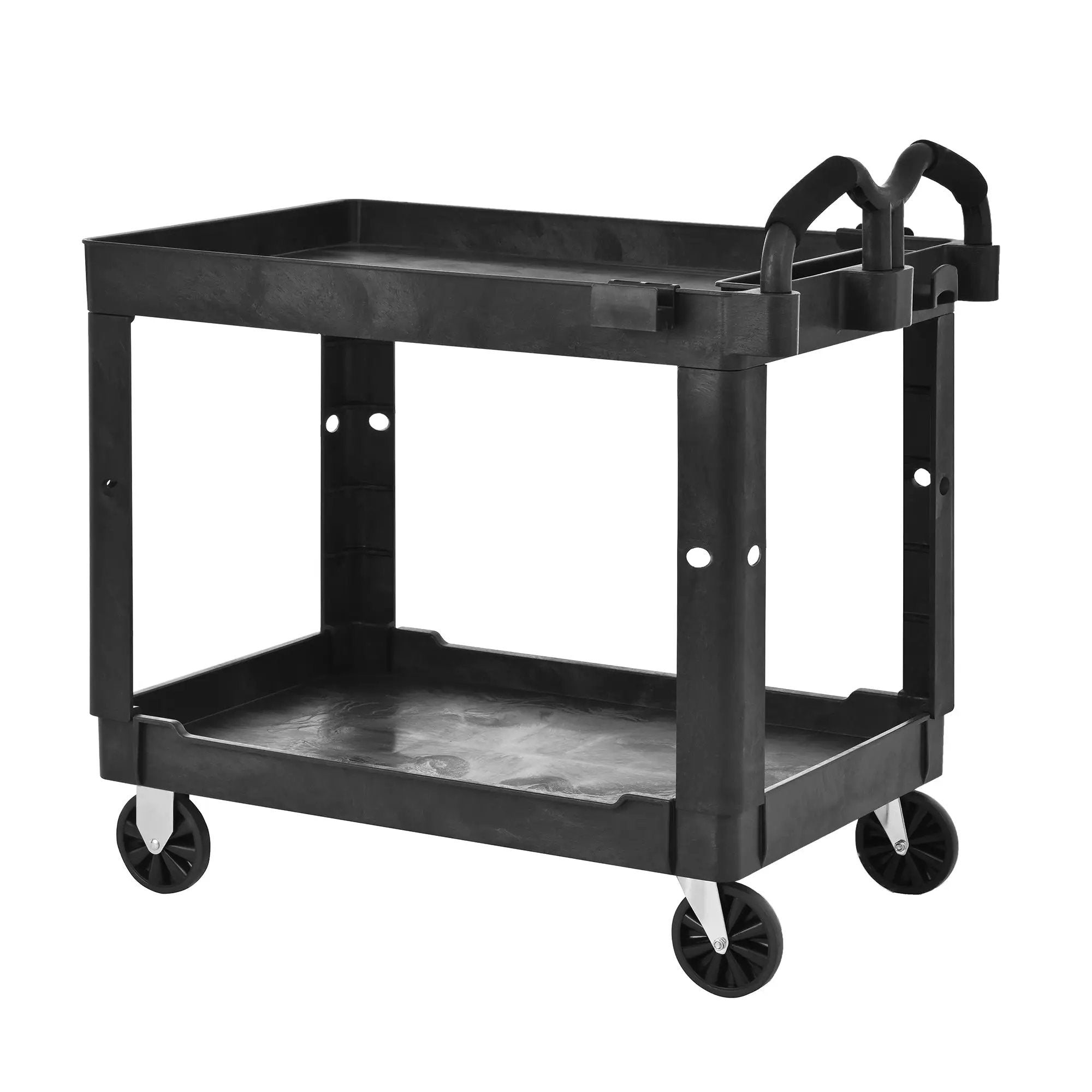 Heavy Duty Tray Top Service Cart with Wheels by HouseOfZazla