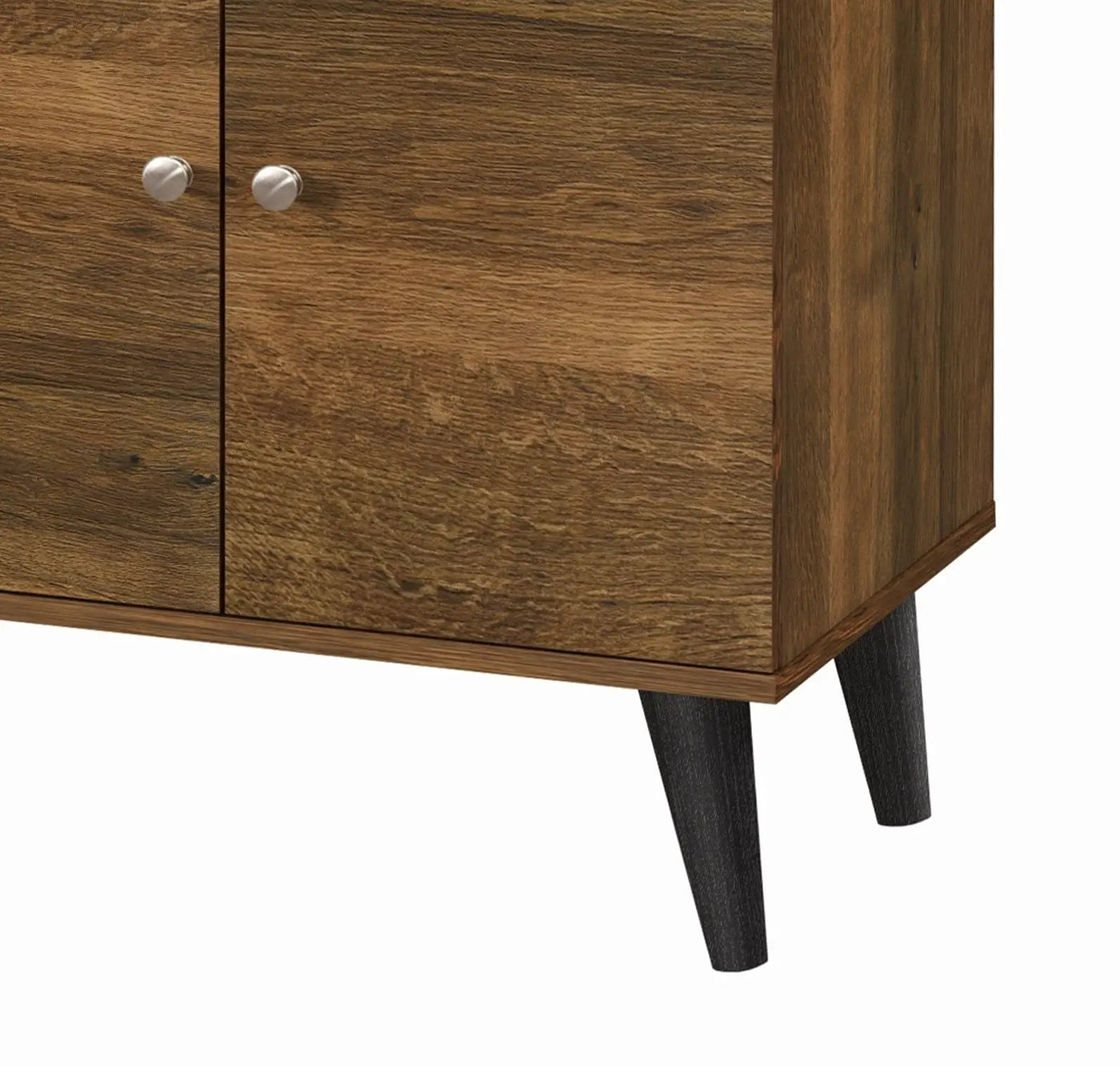 Amidon - TV Stand, With 2 Storage Shelves And 1 Cabinet by HouseOfZazla