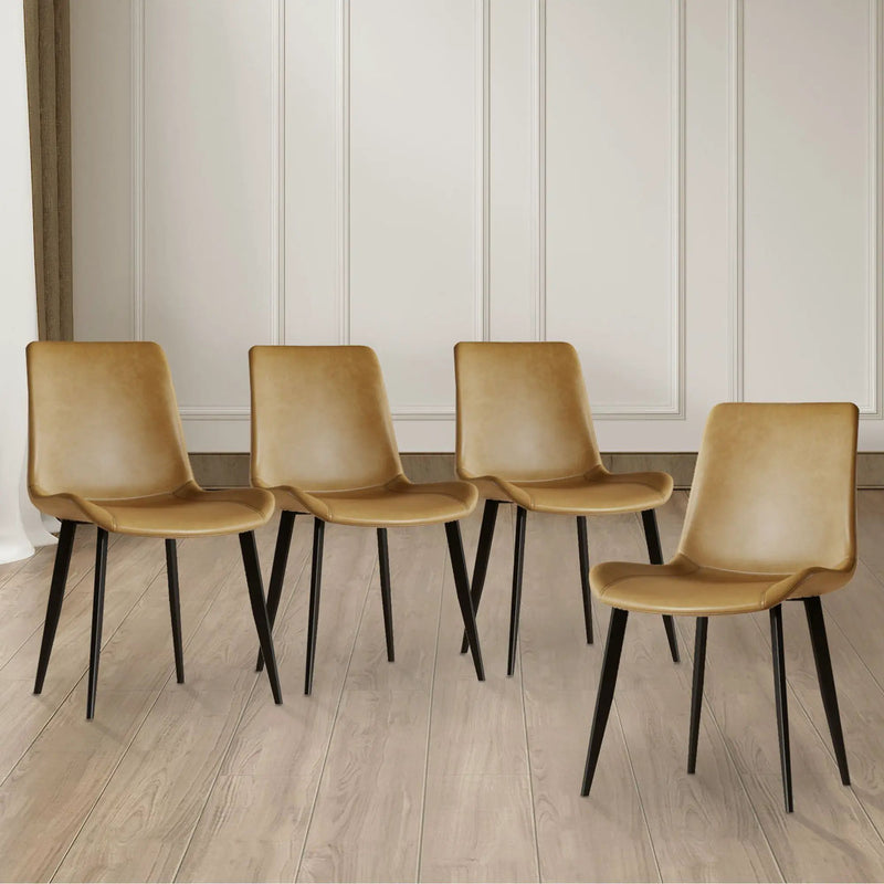 Modern Dining Chair With Carbon Steel Legs by HouseOfZazla