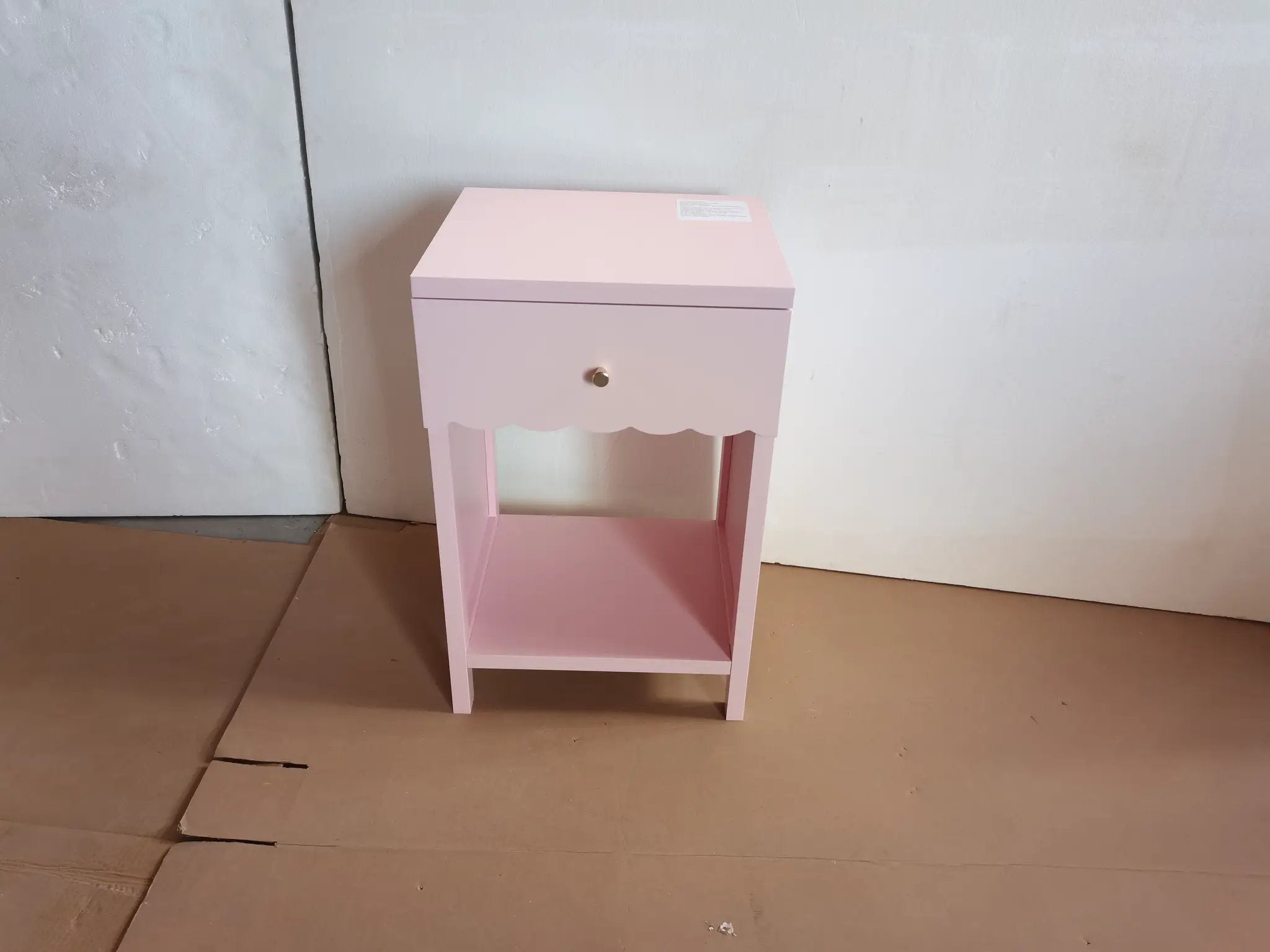 Modern Nightstand with Drawer and Open Shelf by HouseOfZazla