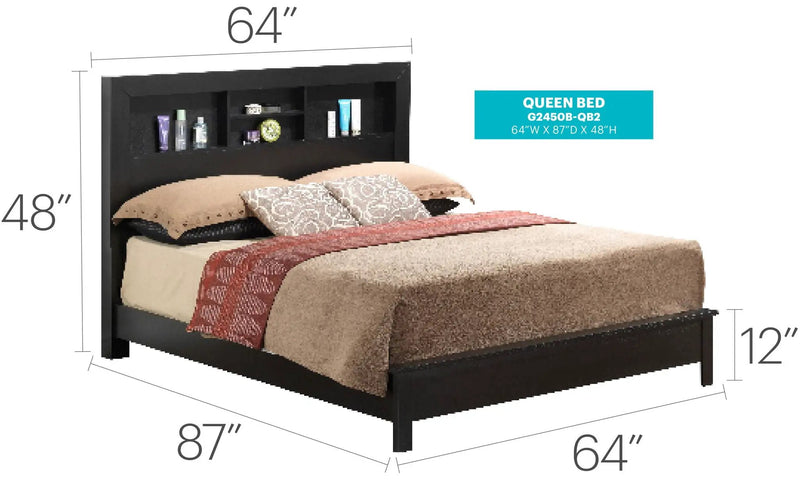 Bed With Transitional Design Stylish by Unique Piece Furniture