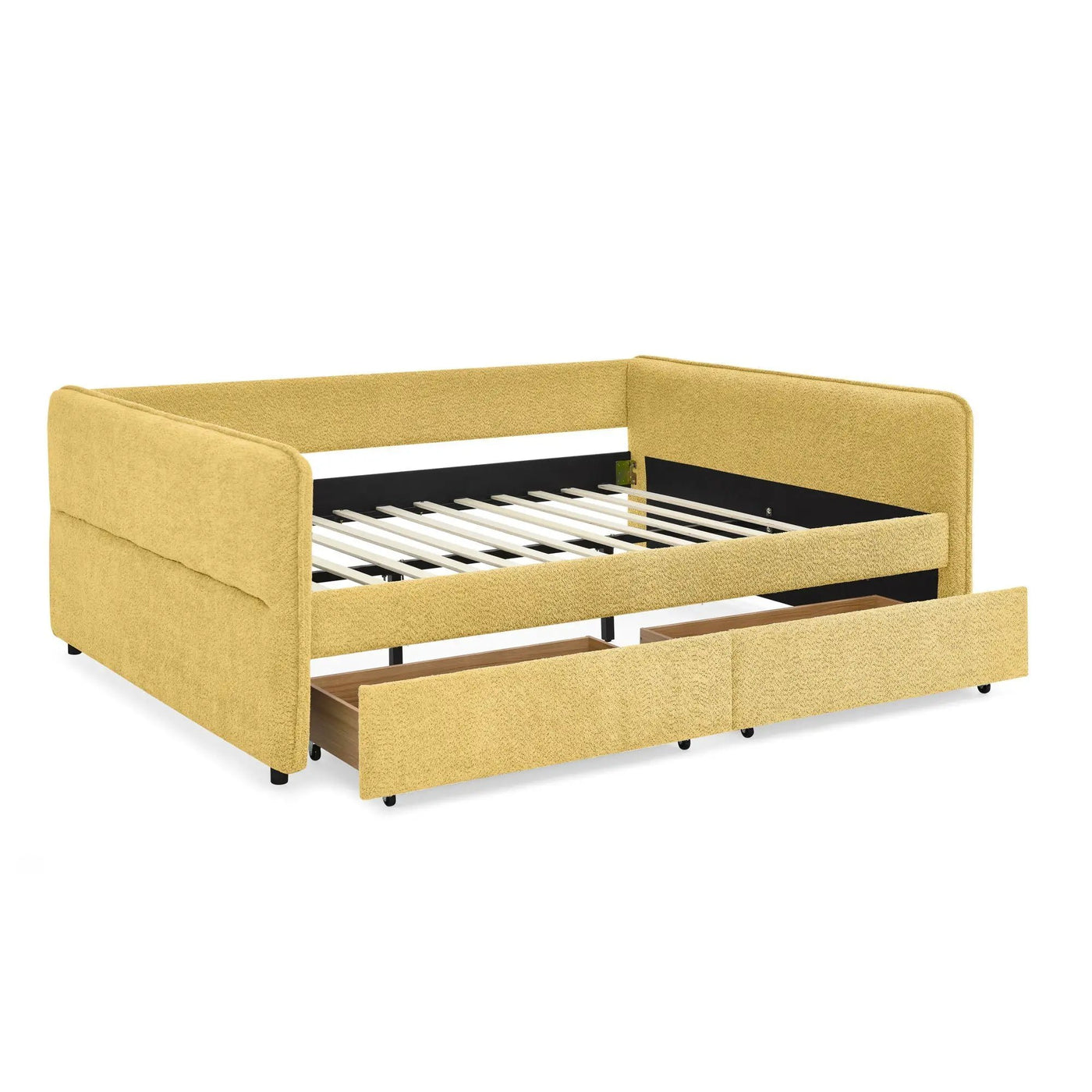 Upholstered Daybed & 2 Drawers by HouseOfZazla