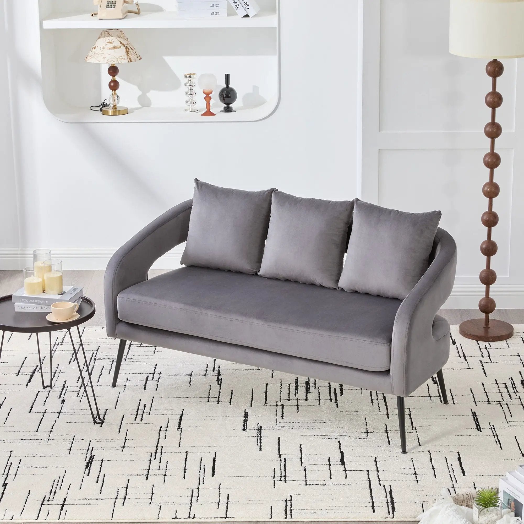 3 Piece Living Room Set, Loveseat & 2 Accent Chairs by HouseOfZazla