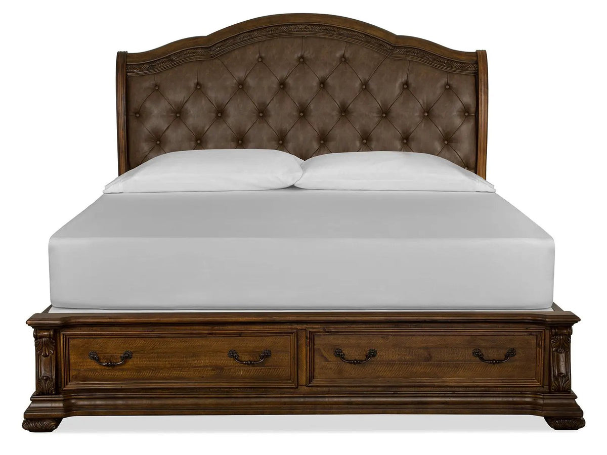 Durango - Upholstered Sleigh Storage Bed, photo 3 of 5