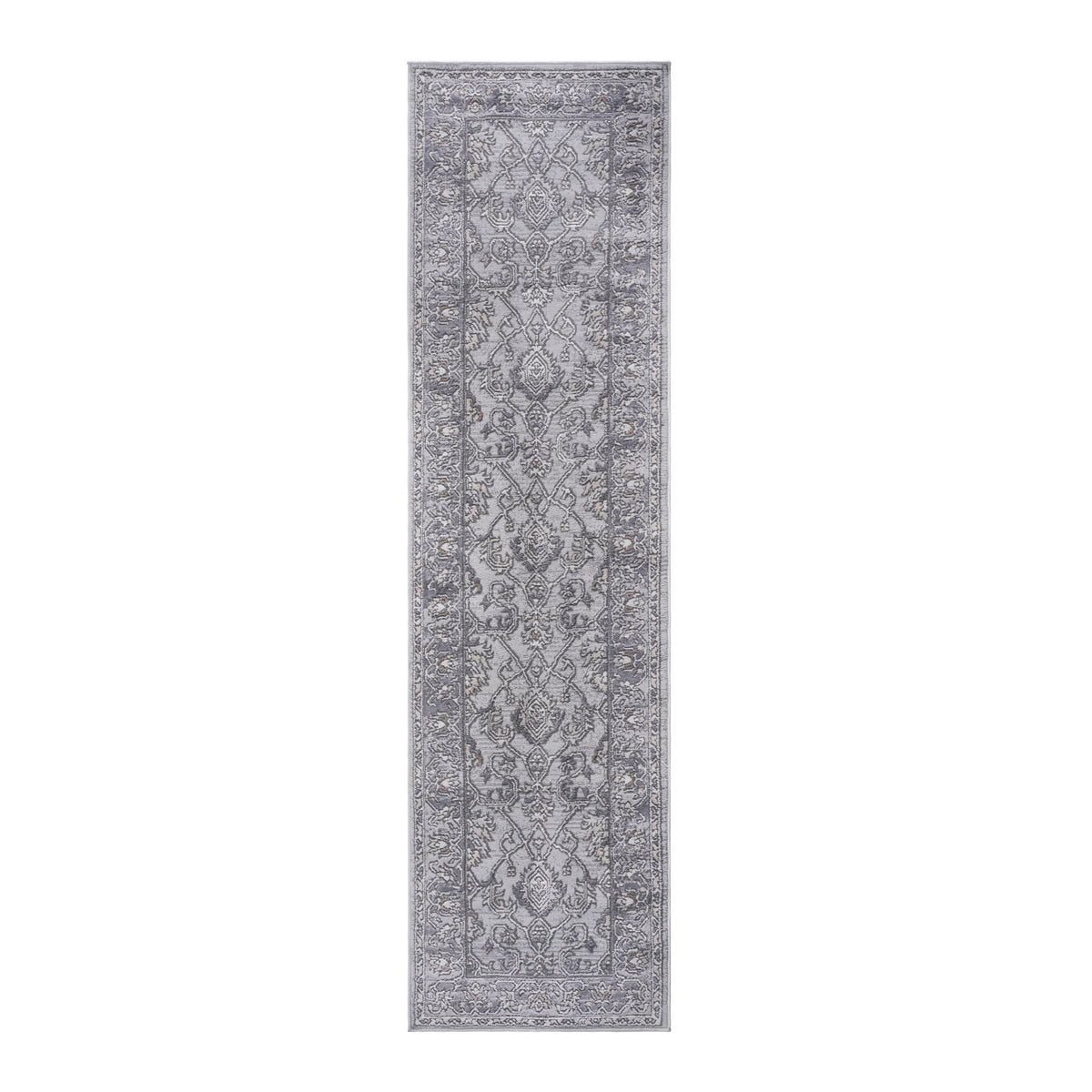 Trendy Oriental Runner Rug with Stain Resistance - Beige or Blue, photo 10 of 28