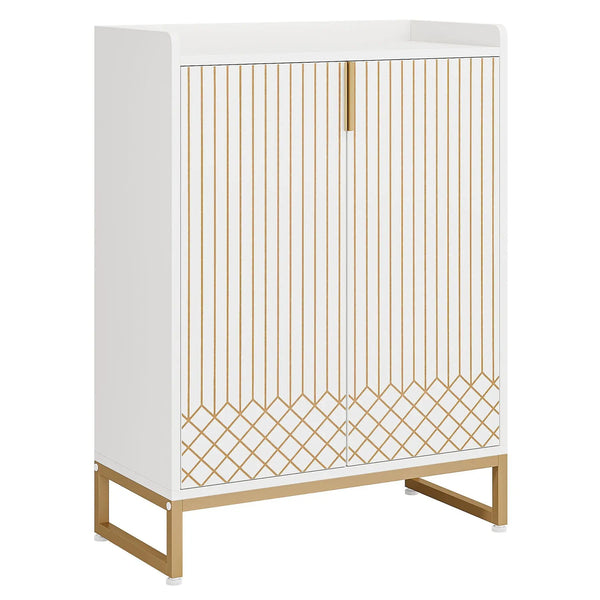 5 Tiers Shoe Storage Organizer With Doors