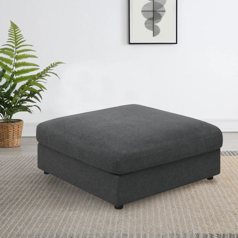 Duncan - Square Upholstered Ottoman by HouseOfZazla